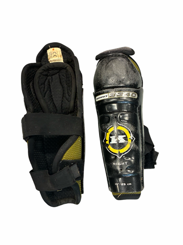 Used Koho 3340 Junior Shin Guards Black 10" 11682-S000136013