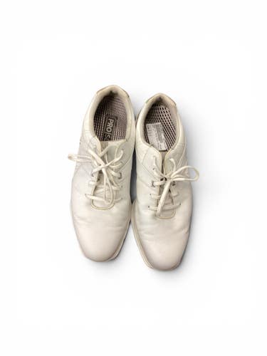 Used Foot Joy Mens Golf Shoes White Senior 11.5 11846-S000108019