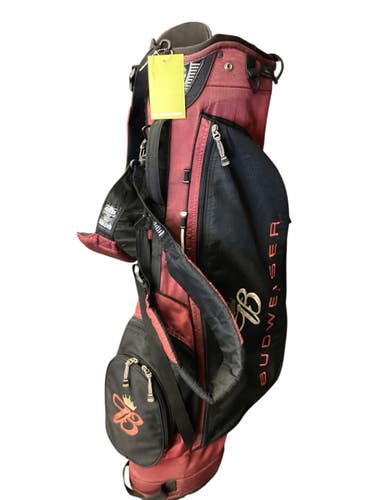 Used BUDWEISER Mens Stand Bag Red 11846-S000108005