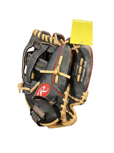 Used Rawlings H115HB BB/SB Glove RH Throw Black 11 1/2" 11846-S000107978