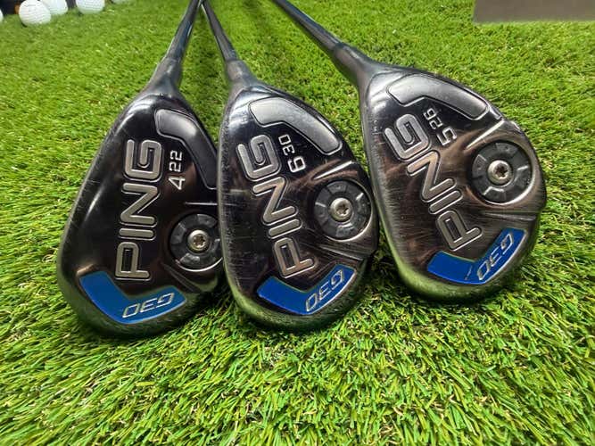 PING - G30 - Hybrid - 4HY +5Hy+6Hy - Graphite - Light Flex - RH (3pcs)
