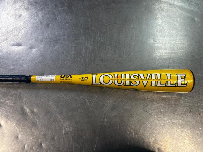 Used Louisville Slugger SAVANNAH BANANAS BB/SB USA 2 5/8 Bat 27" 11868-S000070812