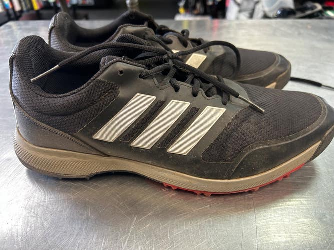 Used Adidas Mens Golf Shoes Black Senior 12 11868-S000070803