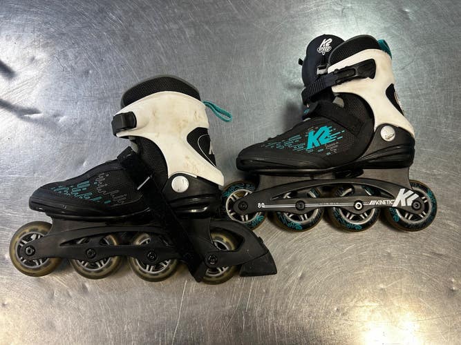 Used ROLLER BLADES Racing Inline Skates Black Senior 7.5 11868-S000070769