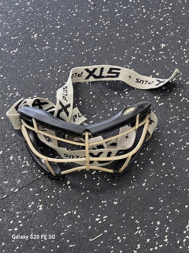 Used STX 4SIGHT PLUS Lacrosse Facial Protect Black Senior 11849-S000042208