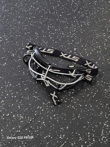 Used STX 4SIGHT PLUS Lacrosse Facial Protect Black Senior 11849-S000042209