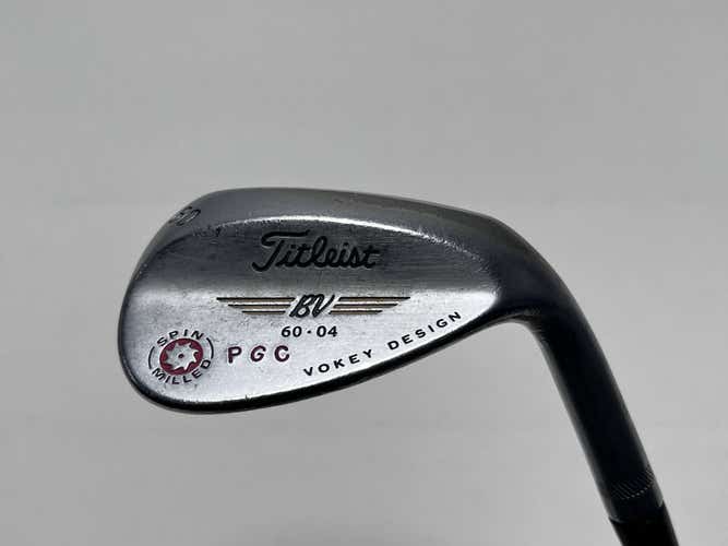 Titleist Vokey Spin Milled Chrome 2009 Lob Wedge LW 60* 4 Bounce Wedge RH