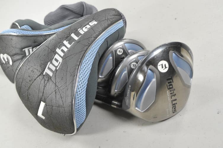 Adams Tight Lies TL1014 Womens Driver, 3 and 5 Fairway Wood Set Graphite #222535
