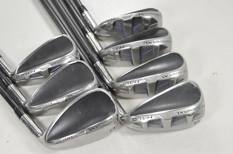 Cleveland Launcher XL Halo 5-PW,DW Iron Set Regular Flex RH Graphite # 222942