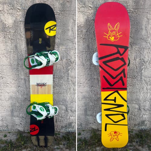 150cm Rossignol Jibfluence Snowboard With Burton Bindings (Lightly used)