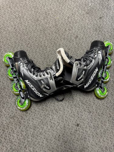 Mission Inline Skates Wide Width Size 6 (Used)