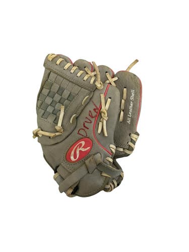 Used Rawlings SURE CATCH BB/SB Glove T-ball Grey 10" 11692-S000152849