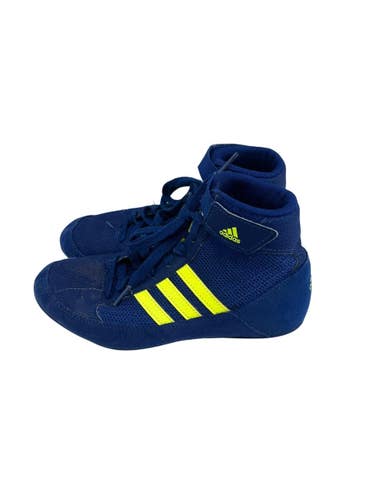 Used Adidas HVC Wrestling Shoes Royal Blue Junior 03 11692-S000152907