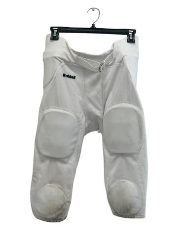 Used Riddell Youth FB Integrated Pants White XL 11692-S000154499