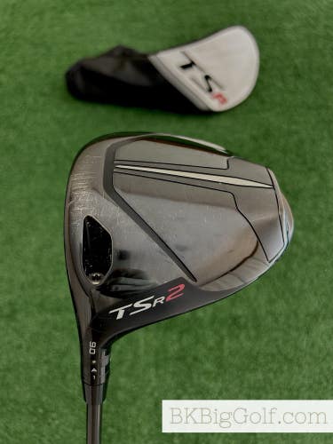 LH Titleist TSr2 9.0 Driver w Headcover / Stiff