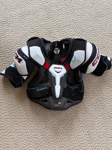 Junior Large CCM JetSpeed FT6 Pro Shoulder Pads (Used)