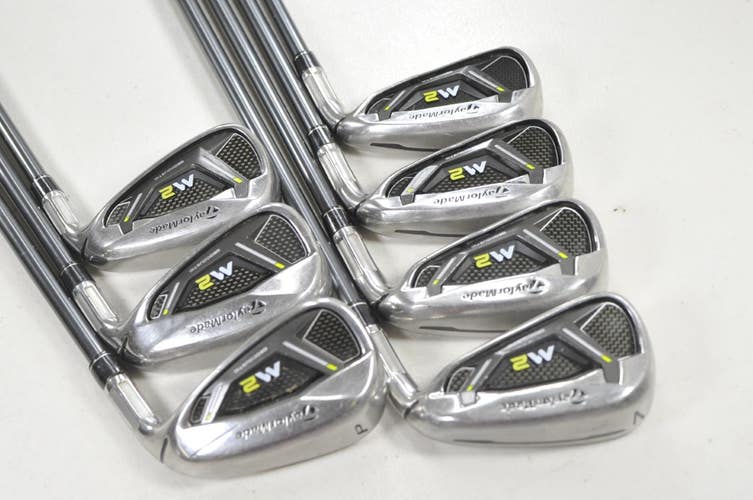 TaylorMade M2 2017 4-PW Iron Set Regular Flex RH Reax 65g Graphite # 222794