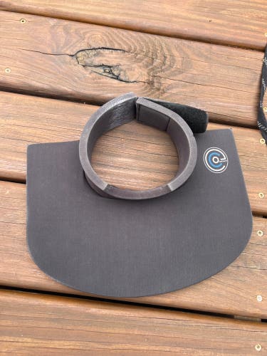 Hockey goalie neck guard, medium (used)