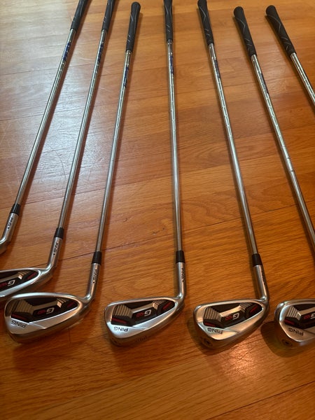 Men's 2019 Ping G410 Left Hand Iron Set Stiff Flex (Used)