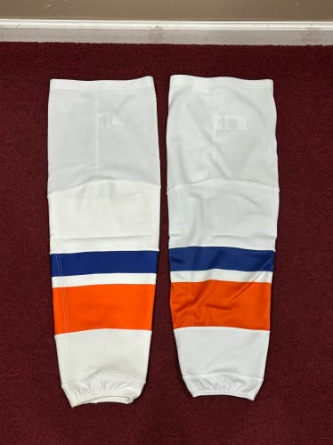 White Senior Large CCM Socks Pro Stock item#PSWHI