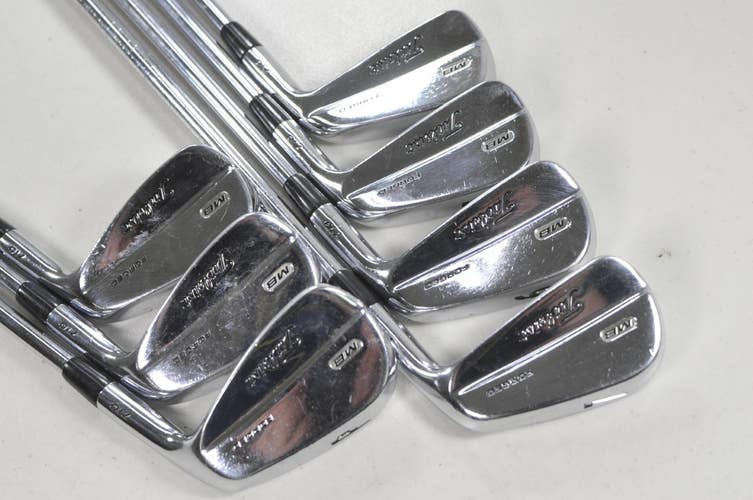 Titleist 710 MB 4-PW Iron Set Stiff Flex Right Project X Rifle 6.0 Steel #223071