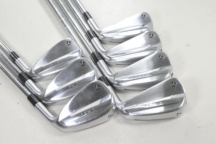 TaylorMade P790 2025 4-PW Iron Set Stiff Flex Right KBS Tour Lite Steel # 222766