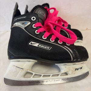 Black 2007 Bauer Supreme One05 Hockey Skates Regular Width 13 (Used)