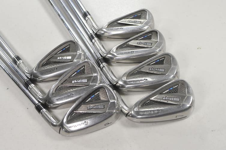 TaylorMade SIM2 Max 4-PW Iron Set Stiff Flex Right KBS MAX 85g Steel # 222695
