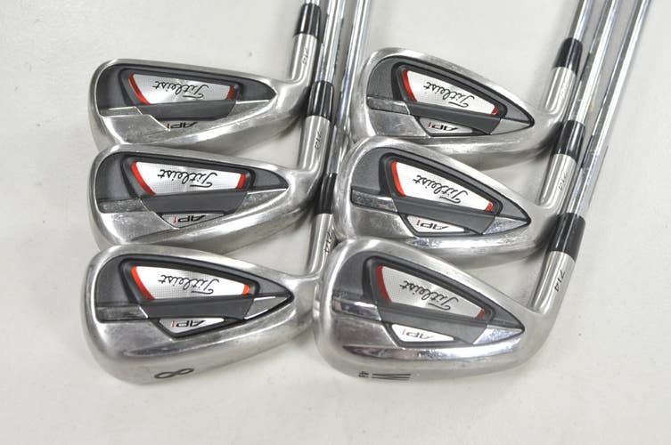 LEFT HAND Titleist 714 AP1 6-PW,W Iron Set Regular Flex XP 95 R300 Steel #223006