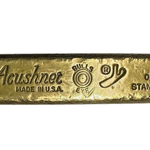 Acushnet Bullseye Old Standard Putter RH Or LH Fluted Steel 33.5" Nice Grip