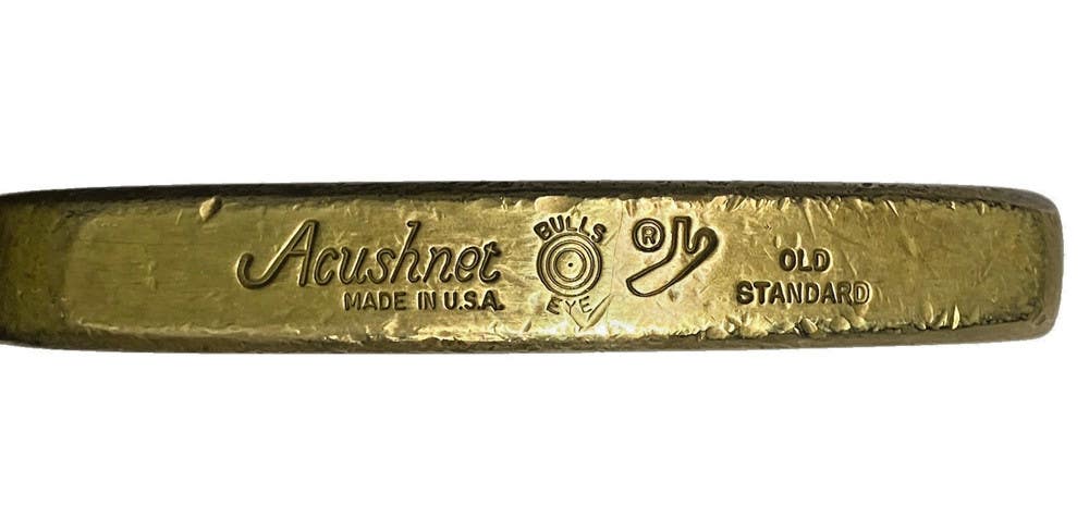 Acushnet Bullseye Old Standard Putter RH Or LH Fluted Steel 33.5" Nice Grip