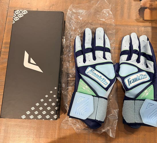 Large Franklin Powerstrap Batting Gloves (New)