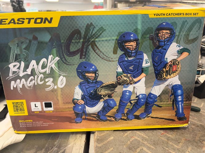 Black Easton Black Magic Catcher's Set (New)