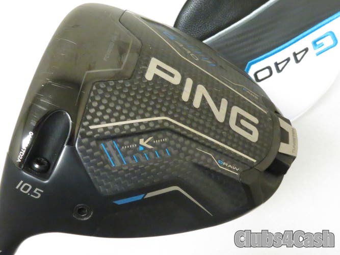 PING Driver G440 K Driver 10.5° Mitsubishi Tensei 1K Black 65 Stiff +Cover  LEFT