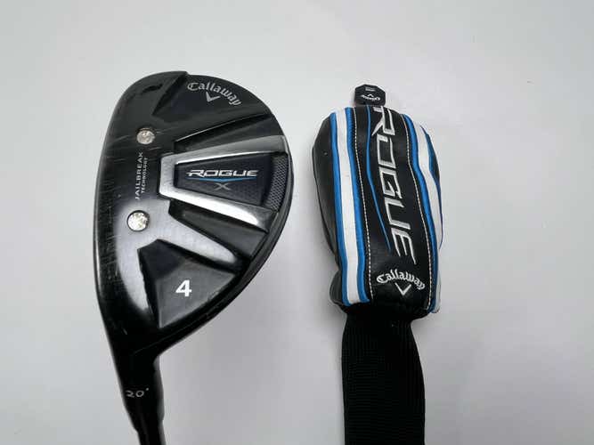 Callaway Rogue X 4 Hybrid 20* Aldila Synergy 60g Regular Graphite Mens LH HC