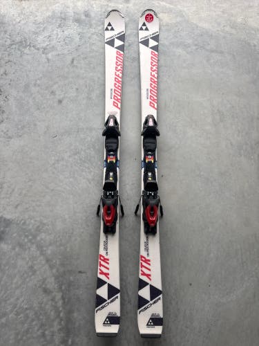 Fischer Progressor XTR 160 cm Skis With Fischer RS 10 Bindings (Used)