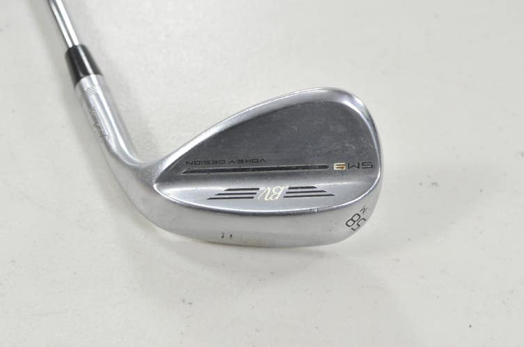 Titleist Vokey SM9 Tour Chrome 58*-08M Wedge Right BV Wedge Flex Steel # 222621