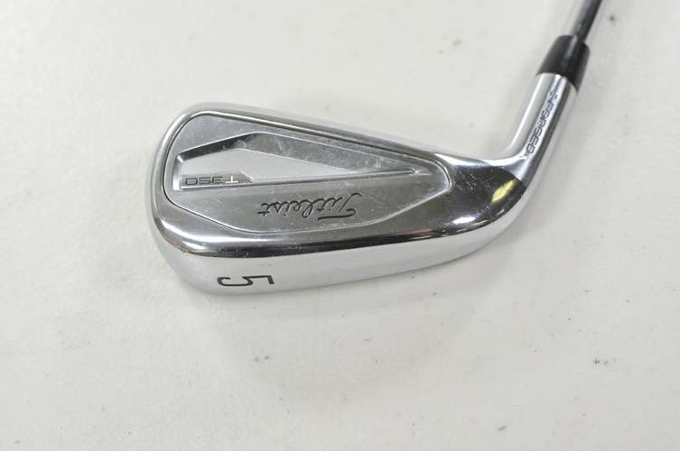 LEFT HANDED Titleist T350 2023 Single 5 Iron Regular Flex AMT Red Steel # 222987