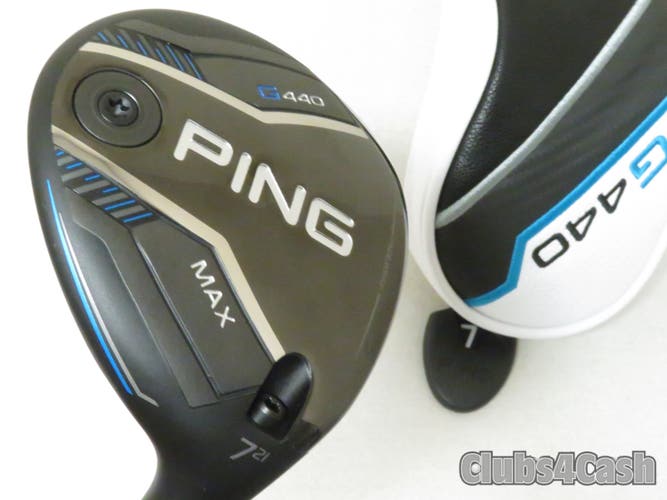PING G440 Max Fairway 21  7 Wood Alta CB 65 Blue Regular +Cover .. Shop Wear