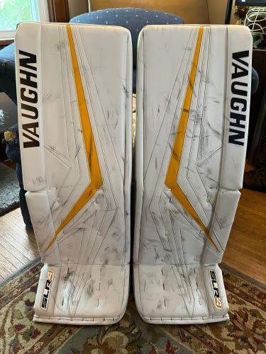 Used 2024 Vaughn SLR4 Goalie Leg Pads Pro Stock