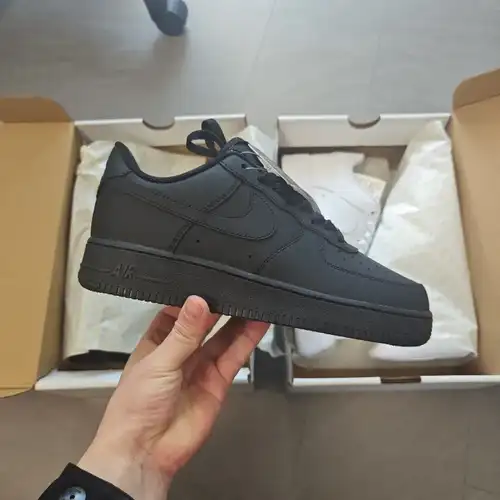 Men's Size 13 Nike Air Force One ‘07 AF1 Low Triple Black With Box