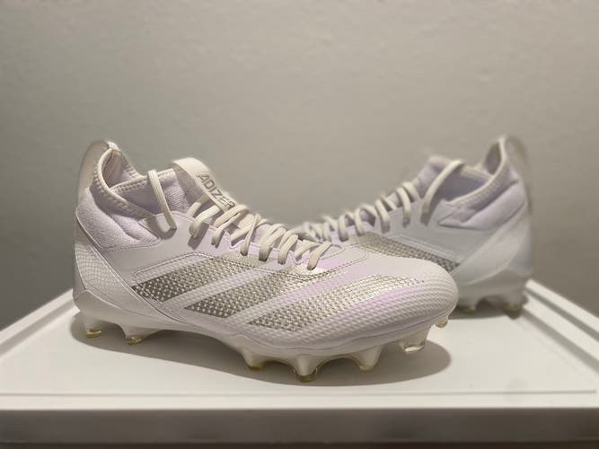 Men's Size 13.0 exclusive Adidas Adizero Impact Mid Top Molded Cleats (Used like new)