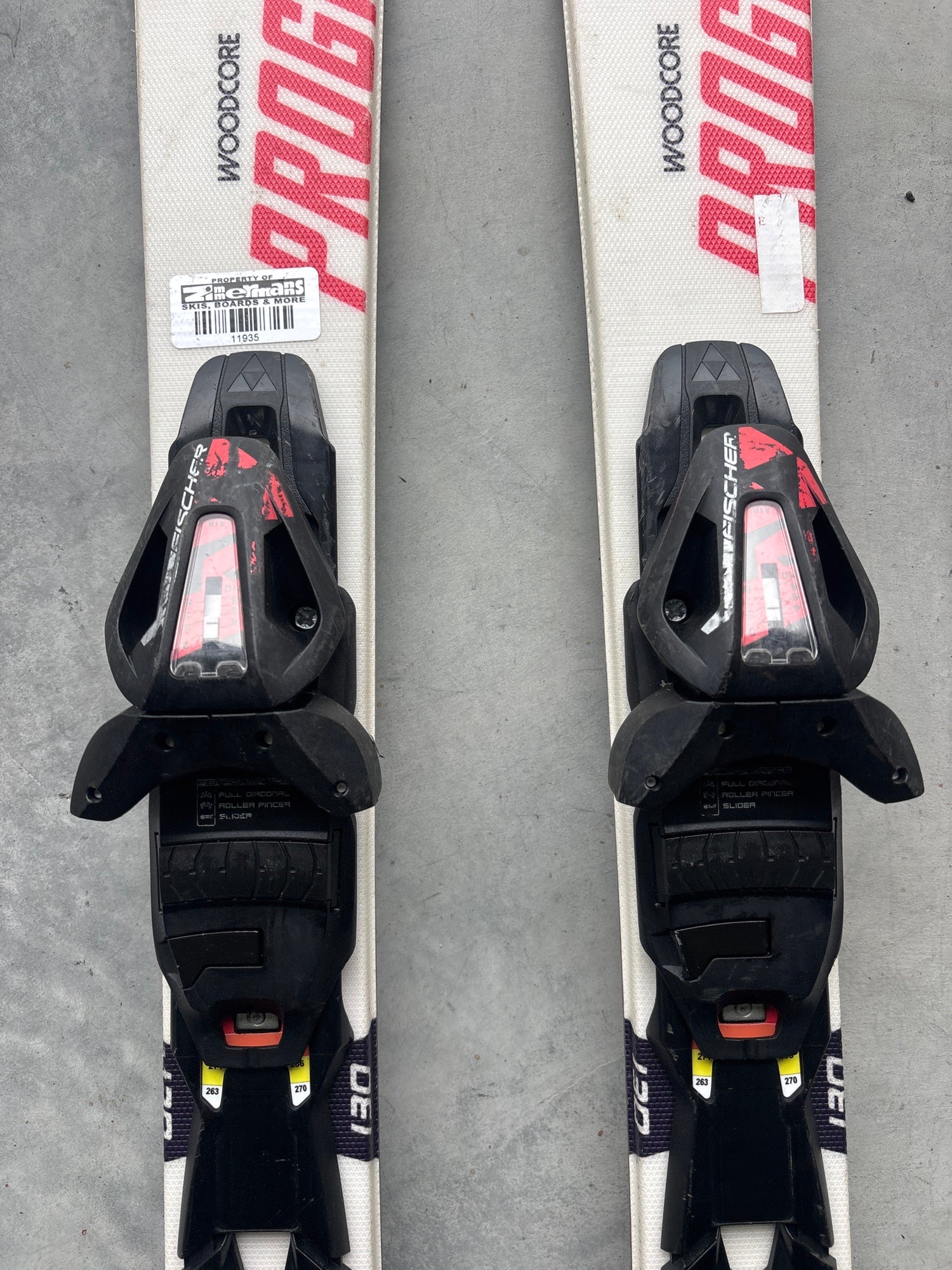 Fischer Fuse 73 165 cm DEMO Intermediate Carving/All Mountain Skis