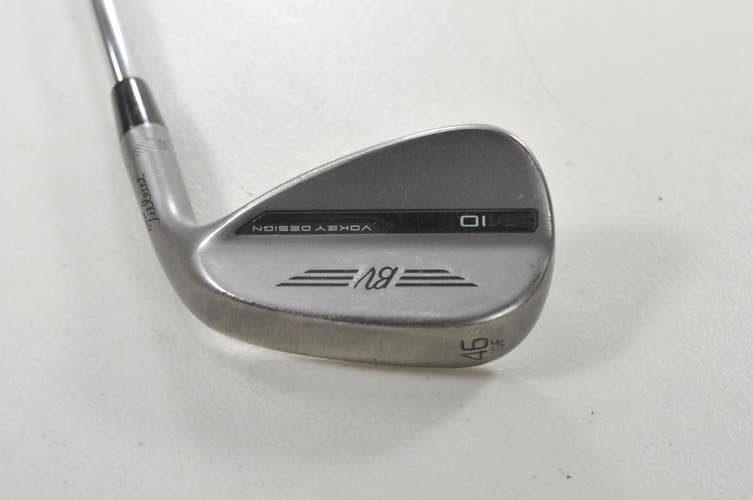 Titleist Vokey SM10 Nickel 46*-10F Wedge Right BV Wedge Flex Steel # 216416
