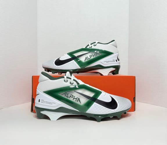 Men's Size 13.0 (W 14.0) Nike Alpha Menace Pro 4 Mid Top Molded Cleats (New) Football IB2507-103
