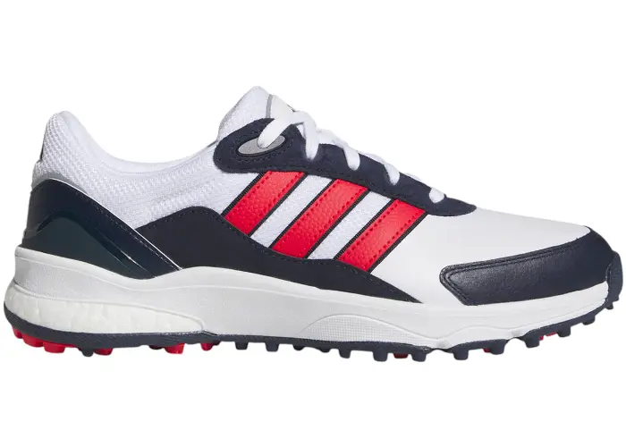 Size 10 - adidas Spikeless Golf Cloud White Navy mens JH6269