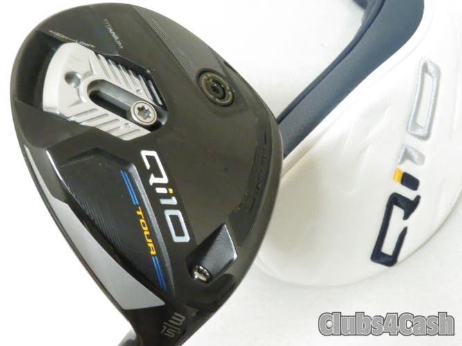 Taylormade Qi10 Tour Fairway 15  3 Wood Mitsubishi Kai'li Blue 70x +Cover