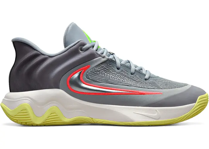 Size 9 - Nike Giannis Immortality 4 Wolf Grey Luminous Green FQ3680-009