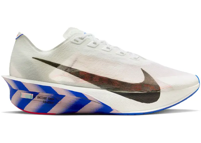 Size 11.5 - Nike ZoomX Vaporfly Next% 4 CM White Racer Blue II7203-100