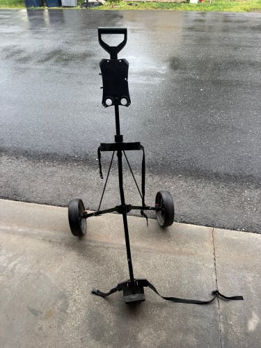 Black Unisex Push Cart (Used)